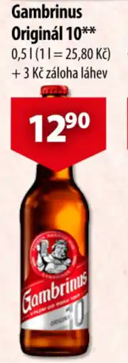 CBA Gambrinus Originál 10 nabídka