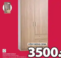 JYSK Šatní skříň fandrup nabídka