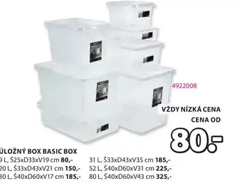 JYSK Úložný box basic box nabídka