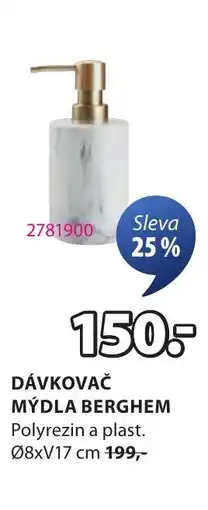 JYSK Dávkovač mýdla berghem nabídka