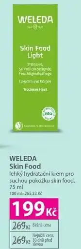 Hebe WELEDA Skin Food lehký hydratační krém pro suchou pokožku skin food nabídka