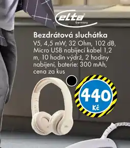 TEDi Bezdrátová sluchátka nabídka