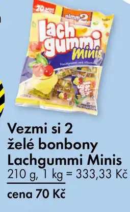 TEDi Vezmi si 2 želé bonbony Lachgummi Minis nabídka