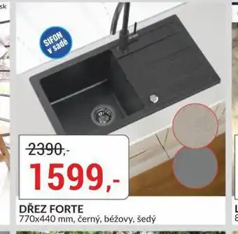 Baumax Dřez forte nabídka