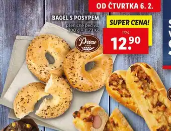 Lidl Bagel s posypem nabídka