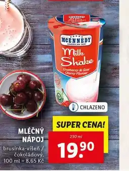 Lidl Mléčný nápoj nabídka