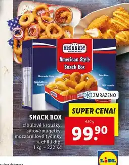 Lidl Snack box nabídka