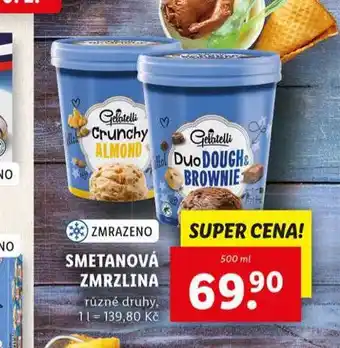 Lidl Smetanová zmrzlina nabídka