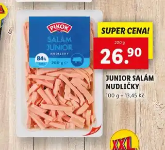 Lidl Junior salám nudličky nabídka