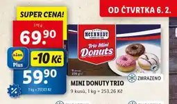 Lidl Mini donuty trio nabídka