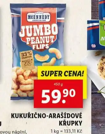 Lidl Kukuřično-arašídové křupky nabídka