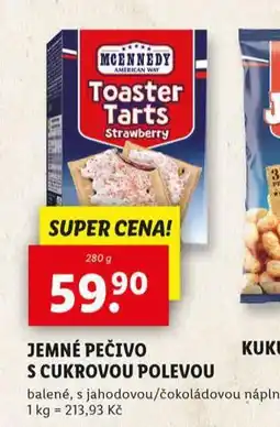 Lidl Jemné pečivo s cukrovou polevou nabídka