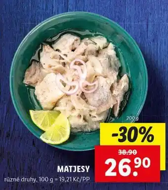 Lidl Matjesy nabídka