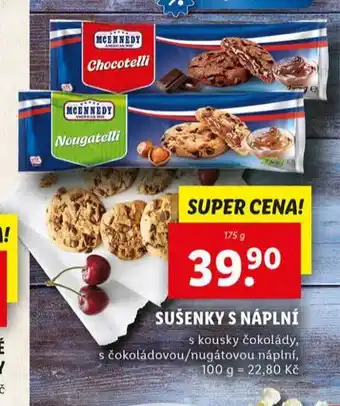 Lidl Sušenky s náplní nabídka