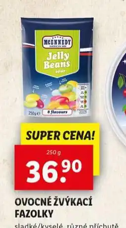 Lidl Ovocné žvýkací fazolky nabídka