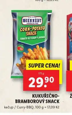 Lidl Kukuřično-bramborový snack nabídka