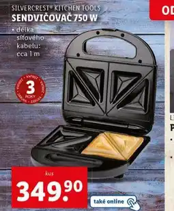 Lidl Sendvičovač 750 w nabídka