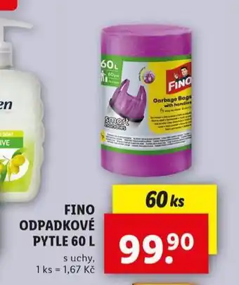 Lidl Fino odpadkové pytle 60 l nabídka