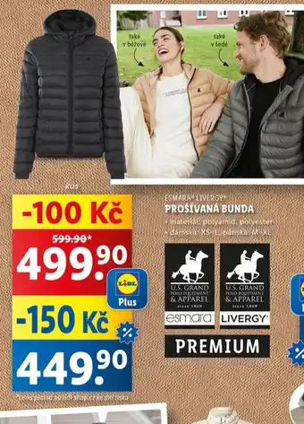 Lidl Dámská prošívaná bunda nabídka