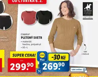 Lidl Pletený svetr nabídka