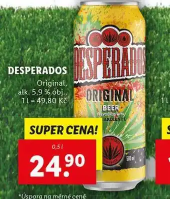 Lidl Desperados nabídka