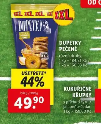 Lidl Dupetky pečené nabídka