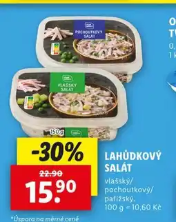 Lidl Lahůdkový salát nabídka