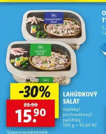 Lidl Lahůdkový salát nabídka