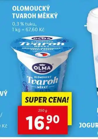 Lidl Olomoucký tvaroh měkký nabídka