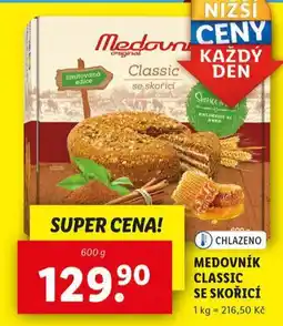 Lidl Medovník classic se skořicí nabídka