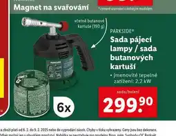 Lidl Sada pájecí lampy / sada butanových kartuší nabídka