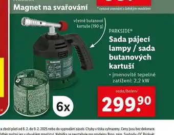 Lidl Sada pájecí lampy / sada butanových kartuší nabídka