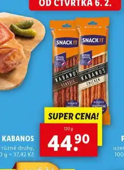 Lidl Kabanos nabídka