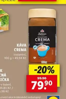 Lidl Káva crema nabídka