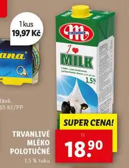 Lidl Trvanlivé mléko polotučné nabídka