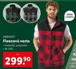 Lidl Fleecová vesta nabídka