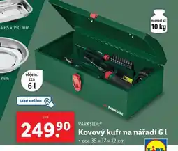 Lidl Kovový kufr na nářadí 6l nabídka