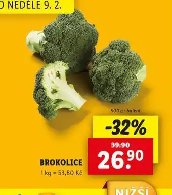 Lidl Brokolice nabídka