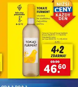 Lidl Tokaji furmint nabídka