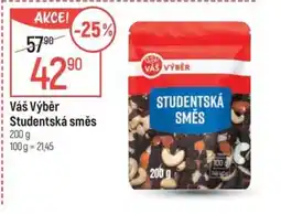 Globus Váš Výběr Studentská směs nabídka