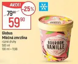 Globus Globus Mléčná zmrzlina nabídka
