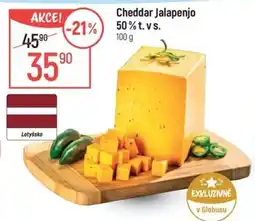 Globus Cheddar Jalapenjo 50%t.vs. nabídka