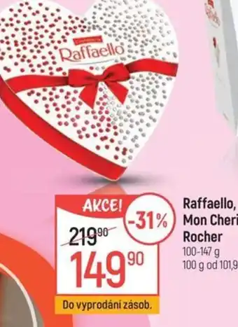 Globus Raffaello, Mon Cheri, Rocher nabídka