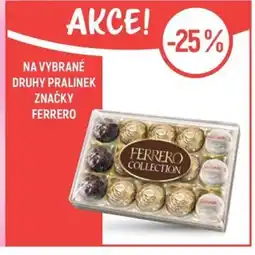 Globus Na vybrané druhy pralinek značky Ferrero nabídka