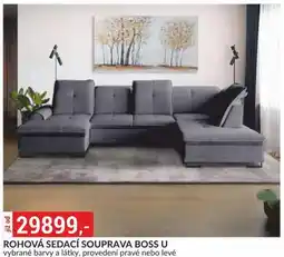 Baumax Rohová sedací souprava boss u nabídka