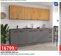 Baumax Kuchyňská linka ava/nessa 260 cm nabídka