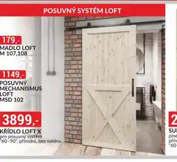 Baumax Posuvný mechanismus loft nabídka