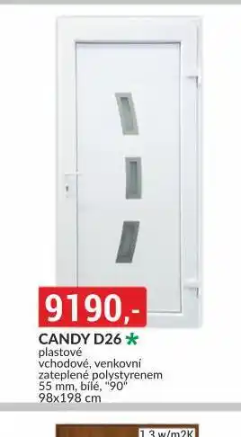 Baumax Dveře plastové candy d26 nabídka