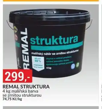 Baumax Remal struktura nabídka