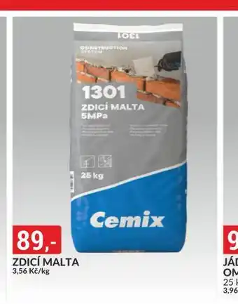 Baumax Zdící malta nabídka